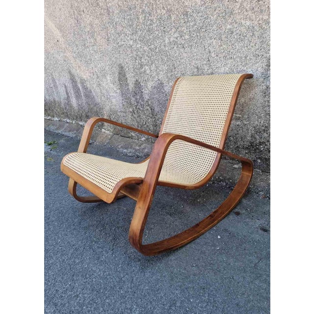 Mid-Century Modern Dondolo Rocking Chair by Luigi Crassevig, 1970s For Sale - Image 10 of 18