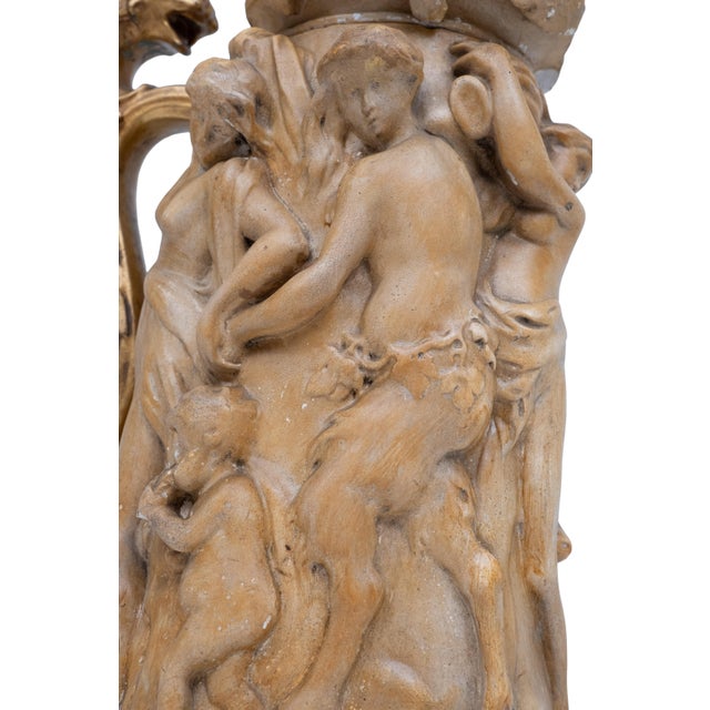 Antique Tankard the Triumph of Silenus by Gerard Van Opstal Flemish, 1880 For Sale - Image 14 of 15
