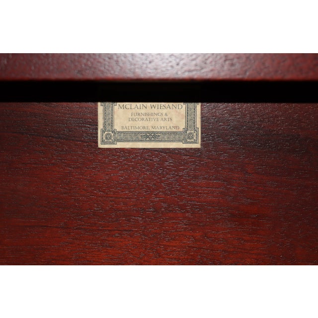 McLain Wiesand Mahogany Console Table With Inlay For Sale - Image 12 of 12