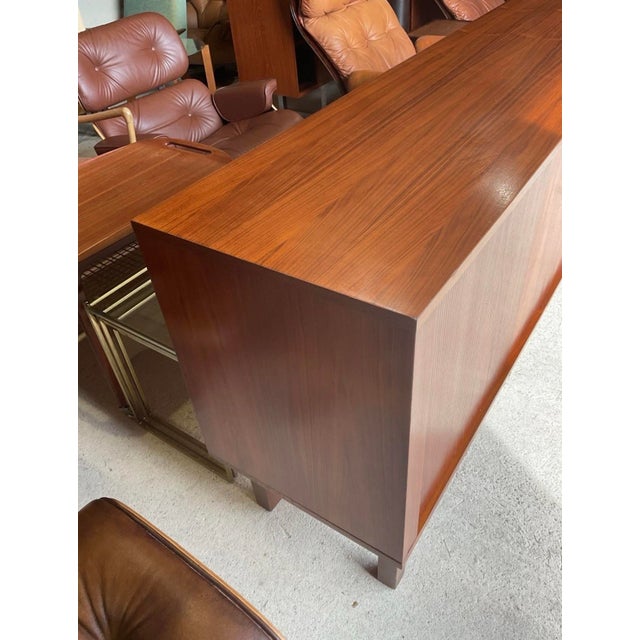 Mid-Century Danish Teak Tambour Sideboard from Danflex Systems, 1970s For Sale - Image 4 of 14