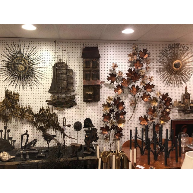 Large Brutalist Mid-Century Ship Wall Sculpture For Sale - Image 11 of 11