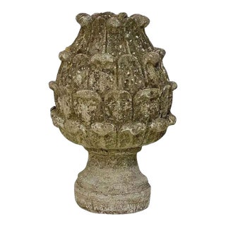 Italian Garden Stone Statuary Artichoke For Sale