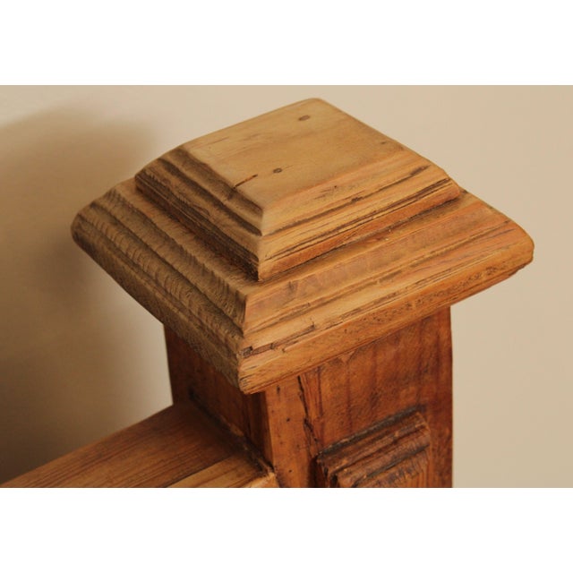 Southwest Rustic Pine King Headboard Chairish