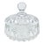 Vintage Cut Crystal Lidded Candy Dish For Sale
