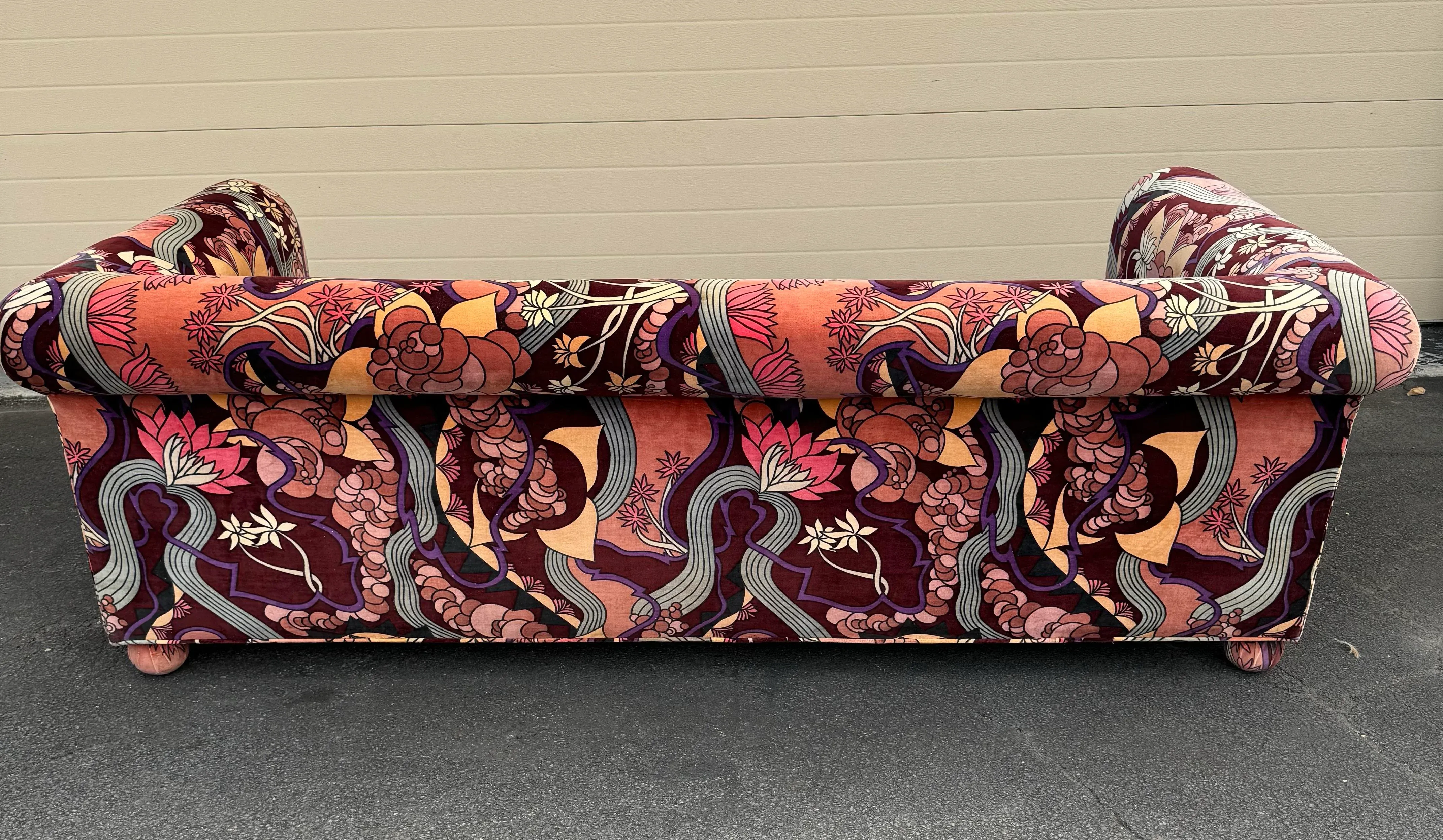 1960s Jack Lenor Larsen “Jezebel” Fabric Sofa | Chairish