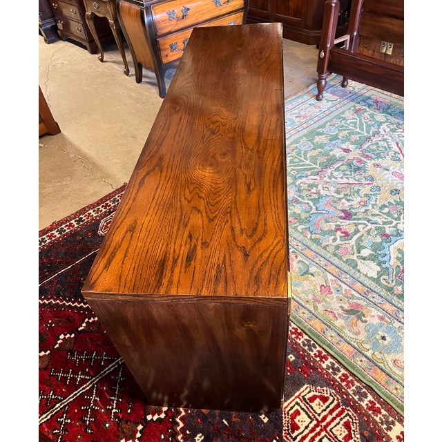 Mid-Century Modern Late 20th Century Thomasville Campaign Style Dresser For Sale - Image 3 of 12