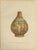Henry Wallis, Lustreware Bottle Vase, 1899, Chromolithograph For Sale
