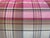 Plaid Pink & Cream Pillow Cover For Sale - Image 4 of 4