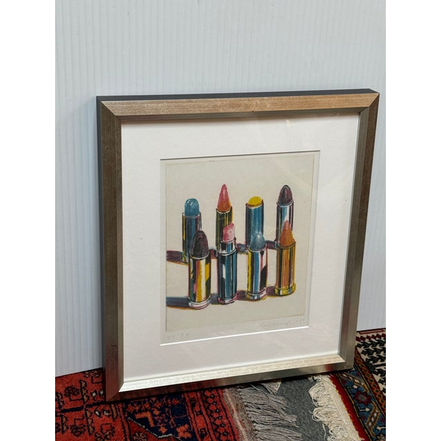 Contemporary Wayne Thiebaud Lipsticks Print, Signed For Sale - Image 3 of 12