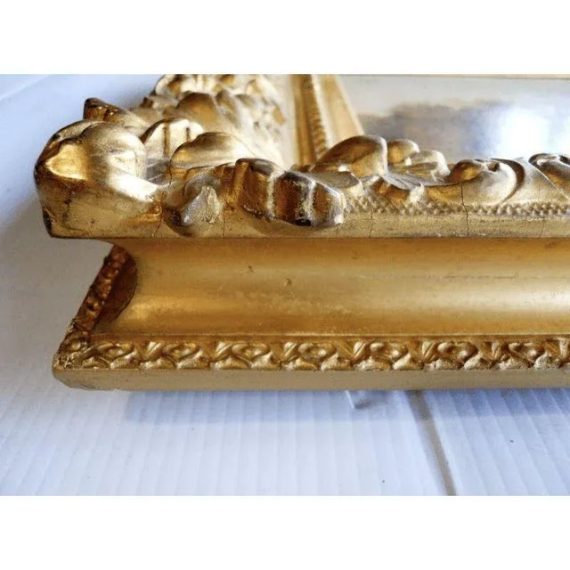 Wood 19th Century Aaron Draper Shattuck Landscape Oil Painting, Framed For Sale - Image 7 of 8