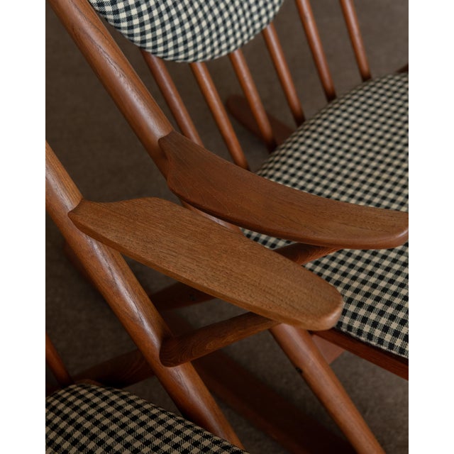 Vintage Danish Teak Rocking Chairs by Frank Reenskaug for Bramin, 1950s, Set of 2 For Sale - Image 11 of 18