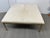 Design Plus Gallery presents a Modern Square Cowhide Ottoman on Brass Frame. The square silhouette is upholstered in...