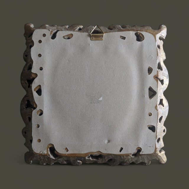 Late 20th Century Rococco Ornate French Style Wall Mirror For Sale - Image 5 of 7