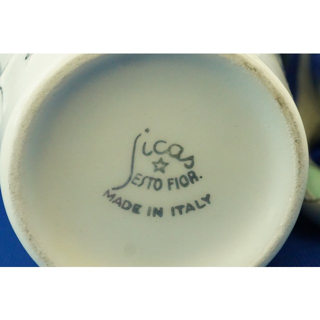 Ceramic Cups with Bas-Relief Roosters from Sicas, Sesto Fiorentino, Italy, 1940s, Set of 2 For Sale - Image 15 of 17