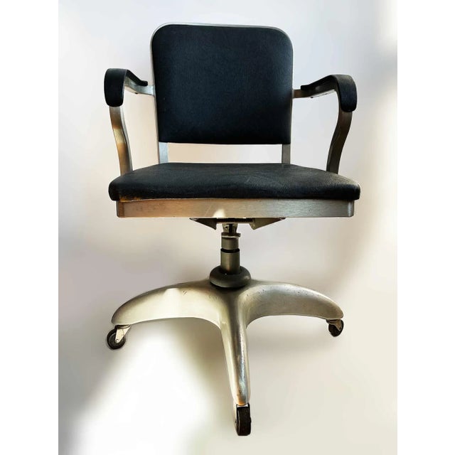 Metal Mid Century Tanker Chair For Sale - Image 7 of 11