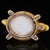 Pair of Large Chinese Yellow Glazed Porcelain Turtle & Crane Candlesticks For Sale - Image 9 of 9
