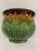 Early 1900s Weller Art Pottery Majolica Cachepot Planter For Sale - Image 9 of 13