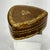 1920's Vintage Heart Shaped Italian Leather Box For Sale - Image 4 of 10