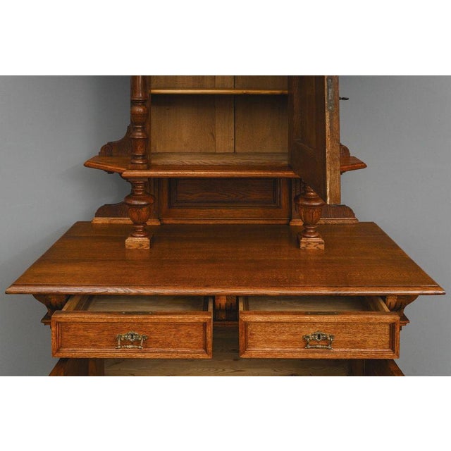 Gründerzeit Cupboard in Oak, 1800s For Sale - Image 15 of 18