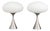 Pair of Laurel Mid-Century Modern Mushroom Table Lamps For Sale