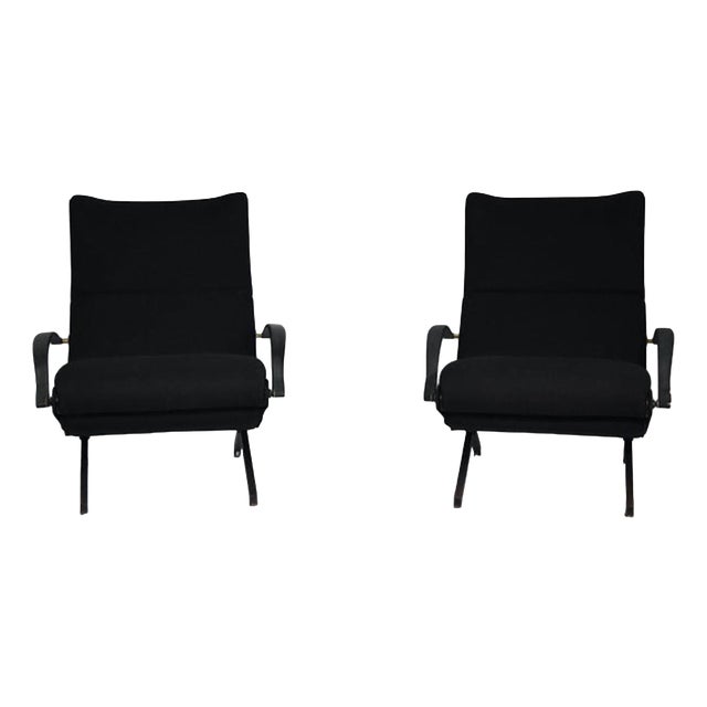 P40 Chairs by Osvaldo Borsani for Tecno, 1950, Set of 2 For Sale