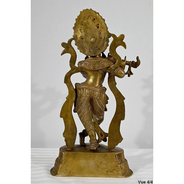 Indian Artist, Krishna, Late 19th Century, Bronze For Sale - Image 14 of 18