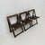 1970s Vintage Wooden Folding Chairs by Aldo Jacober for Alberto Bazzani, 1960s, Set of 3 For Sale - Image 5 of 18