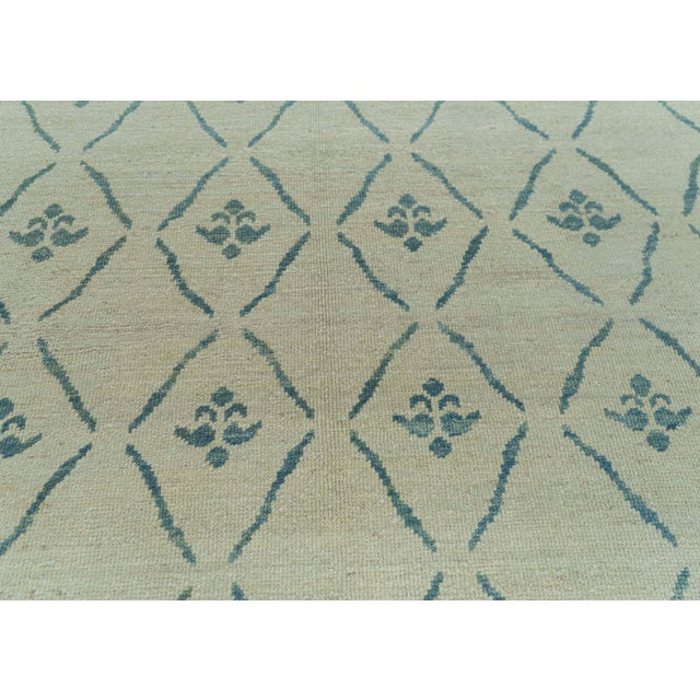 Turkish Turkish Oushak Rug 8'5" x 10'3" #19533 For Sale - Image 3 of 8