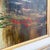 Green Late 20th Century Monumental Oil Landscape Painting in Ornate Gilded Frame Signed by Henry Kim For Sale - Image 8 of 12