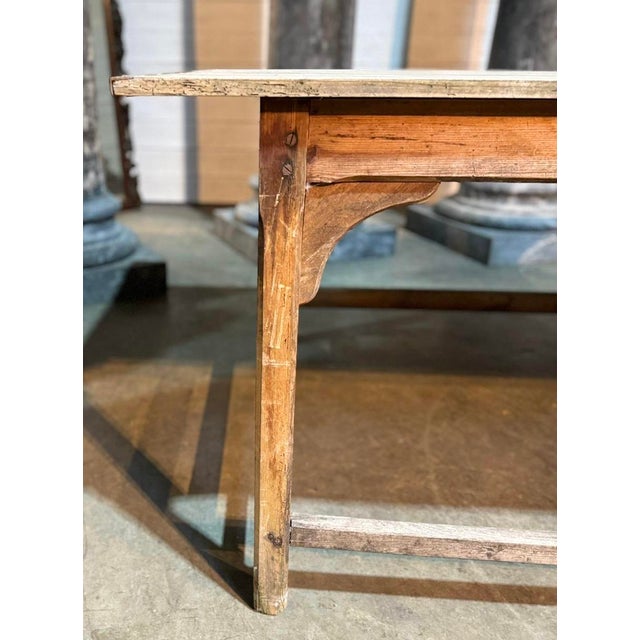 Brown French Florist's Table, 1880s For Sale - Image 8 of 18