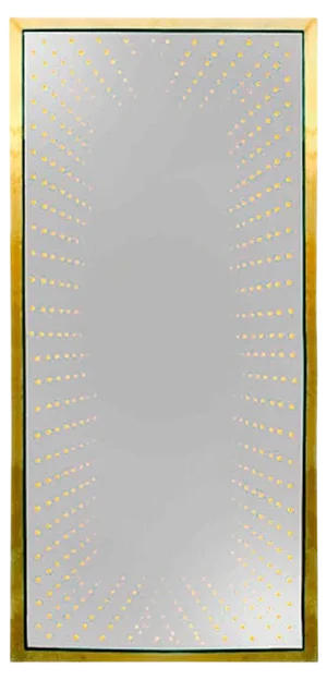 Large Model Infinity Italian Modern Brass Mirror