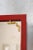 China Red Mirror Lacquered Series with Brass Details, 1970s For Sale - Image 3 of 4