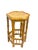 Classic piece works in any decor. Hexagonal nice chunky bamboo plat stand or table.