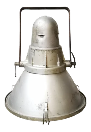 Industrial Aluminum Factory Lamp, 1950s