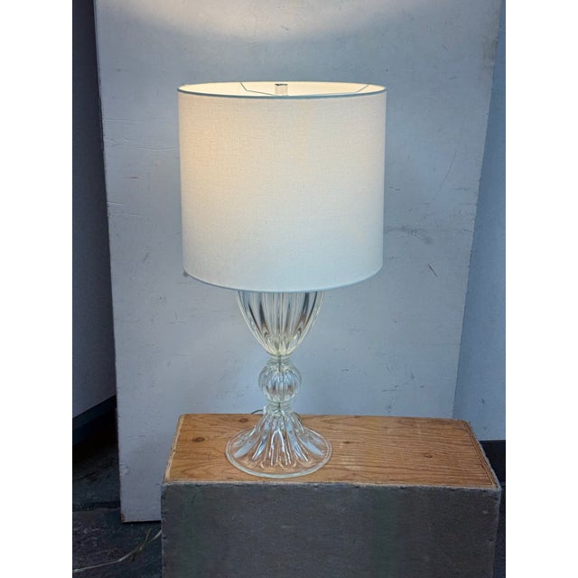 Bella Figura Lighting Murano Glass Urn Table Lamp For Sale - Image 10 of 12