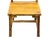 Zen Oriental Straight Legs Bars Backrest Solid Wood Chair For Sale - Image 9 of 9