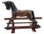 Wood Indonesian Rocking Horse, 1950s For Sale - Image 7 of 7