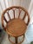 Traditional 1960s Vintage Bamboo and Rattan Swivel Barstool For Sale - Image 3 of 6