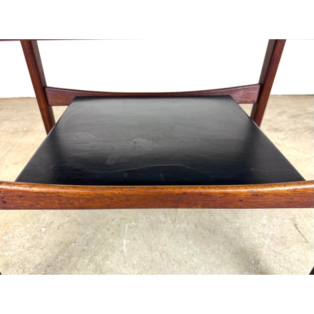 1960’s Mid Century Modern Jens Risom Walnut Nightstand For Sale In New York - Image 6 of 12