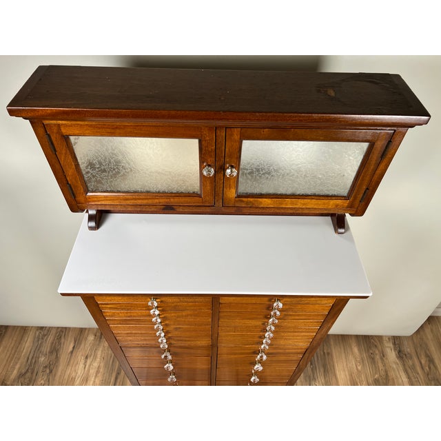 Antique Mahogany Multi-Drawer Dental Cabinet by the American Cabinet Co. C. Early 20th Century For Sale In Boston - Image 6 of 14