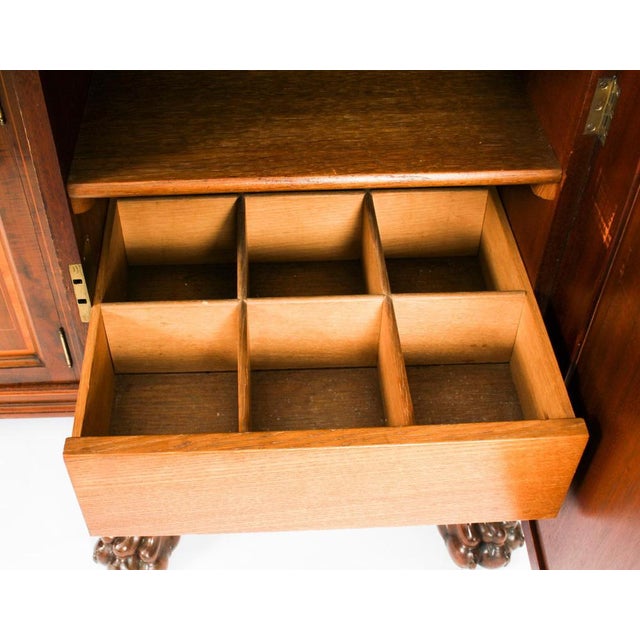 Edwardian Sheraton Revival Mahogany Sideboard, 19th Century For Sale - Image 16 of 18