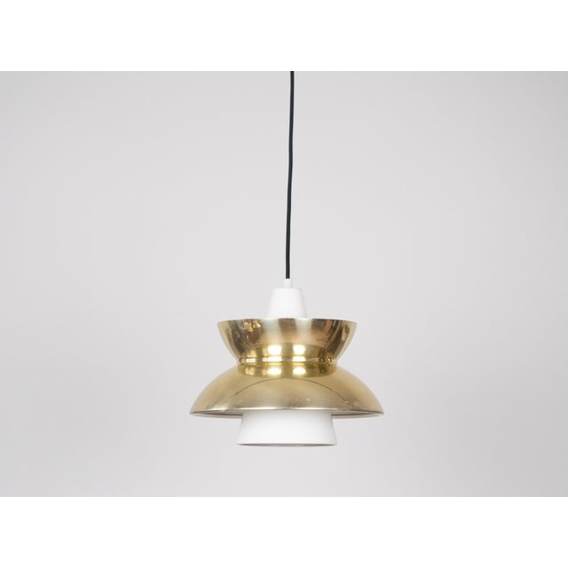 Mid 20th Century Vintage Danish Pendant Lamps by Henning Klok for Louis Poulsen, 1950s, Set of 2 For Sale - Image 5 of 15