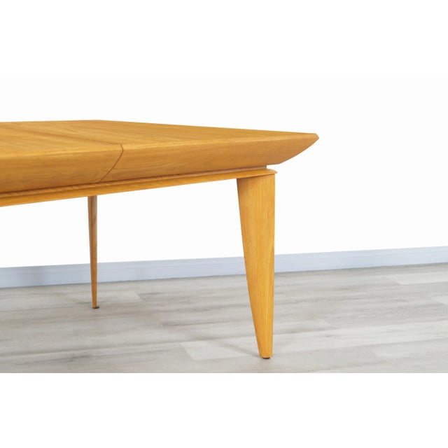 Wood Mid-Century Modern Dining Table by Paul Laszlo for Brown Saltman For Sale - Image 7 of 13