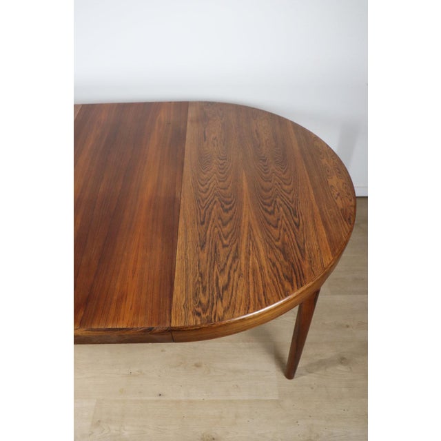 Brown Danish Extendable Table in Rosewood by Harry Ostergaard for Randers Møbelfabrik, 1960 For Sale - Image 8 of 18