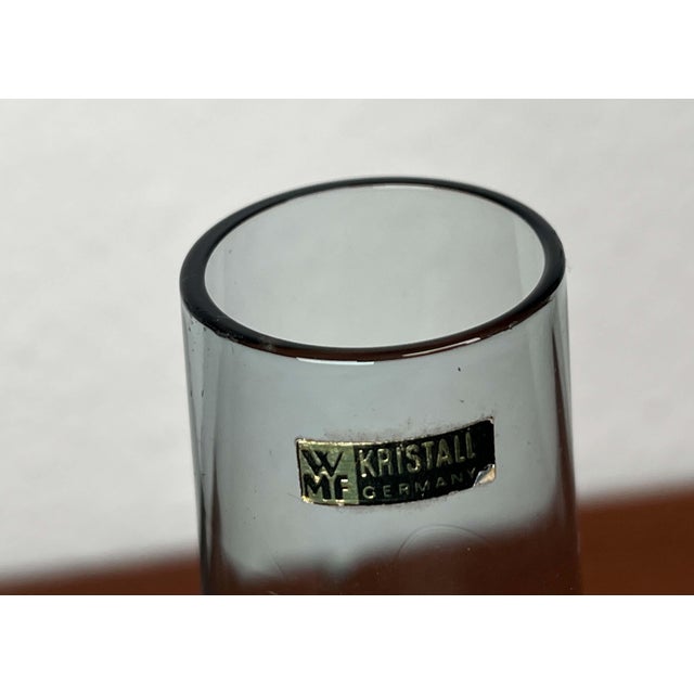 Mid-Century Modern German Crystal Glass Vase from WMF, 1960s For Sale - Image 10 of 13