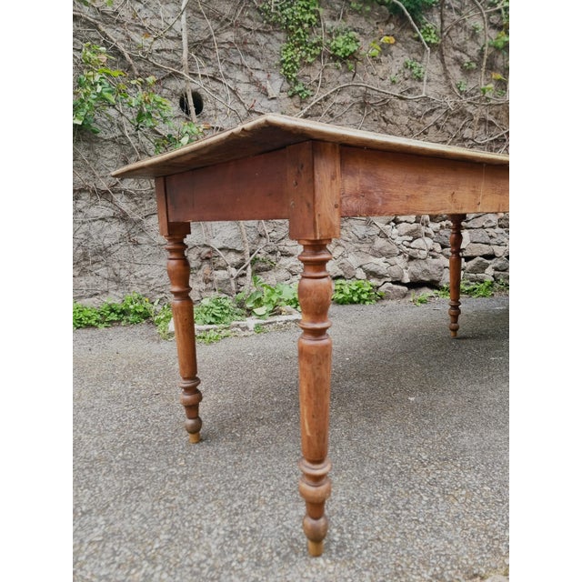 Antique French Farmhouse Refectory Dining Table, 1880s-1900s For Sale - Image 13 of 18