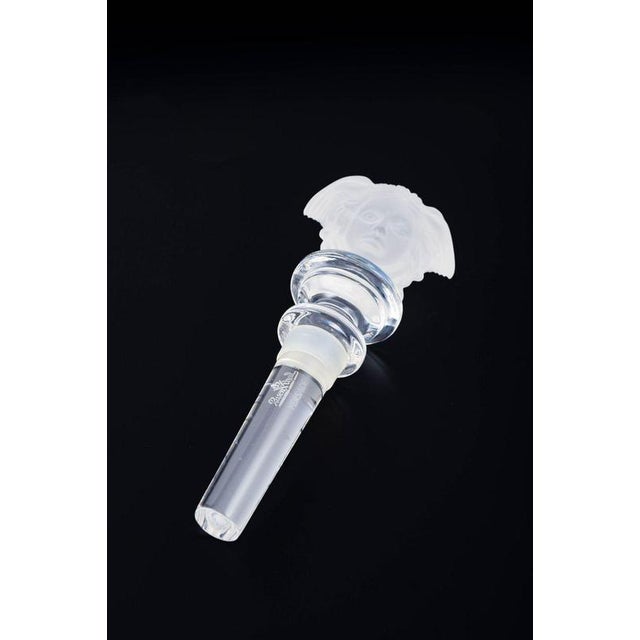 Crystal Stopper with Medusa Motif by Rosenthal for Versace, 1990s For Sale - Image 3 of 6