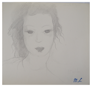 Marie Laurencin, Dreamer, Original Pencil Drawing