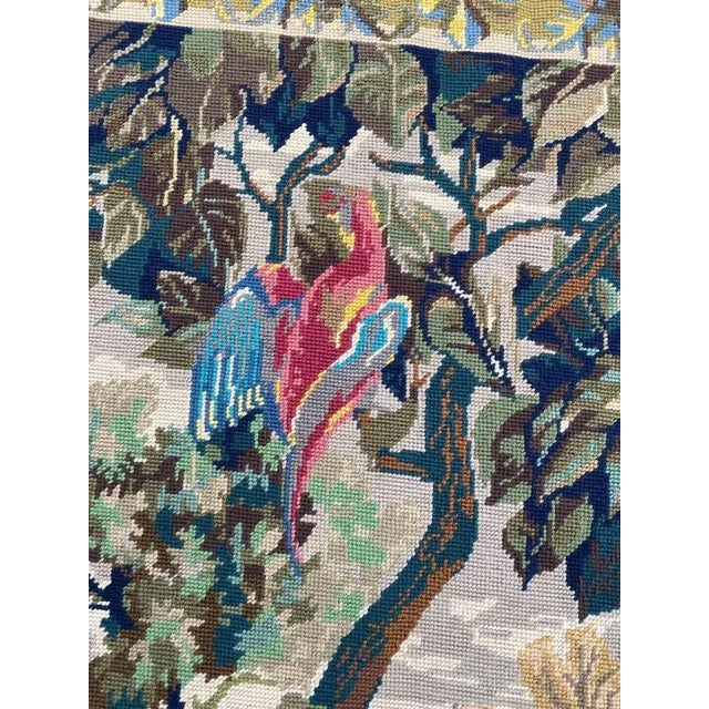Mid-Century French Needlepoint Tapestry For Sale - Image 6 of 18