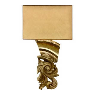 Carved Antique Fragment Lamp For Sale